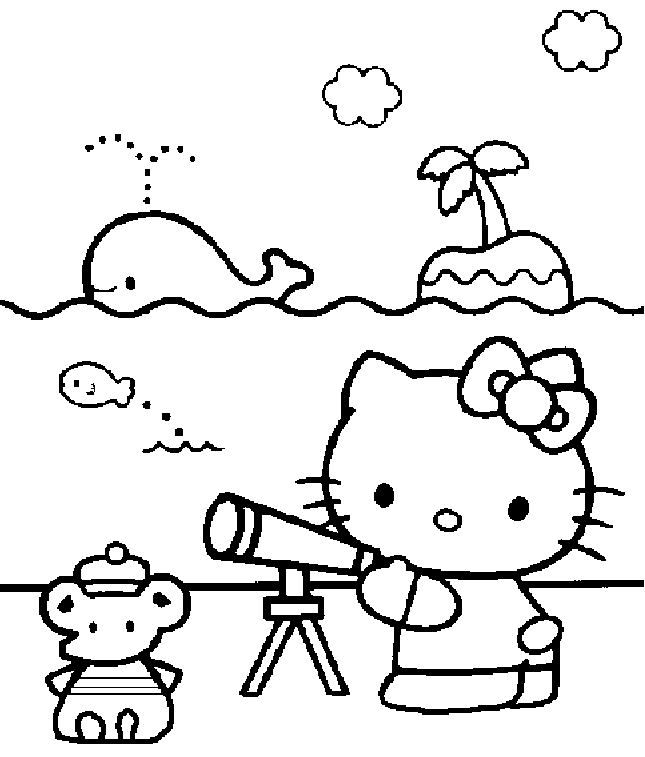 Hello Kitty kolorowanki
